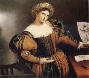 Portrait of a Lady as Lucretia Lorenzo Lotto